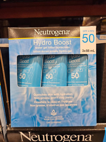 Image of Neutrogena Hydro Boost Water Gel Lotion Sunscreen SPF 50 - 1 x 264 Grams